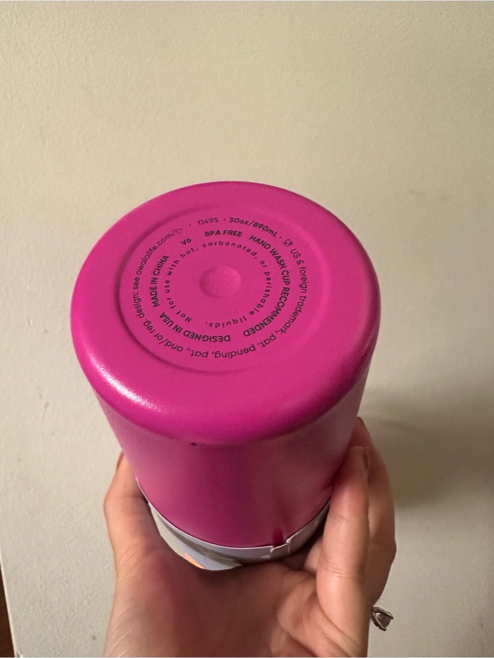 NEW shocking grape Owala w different lid - Picture 4 of 4